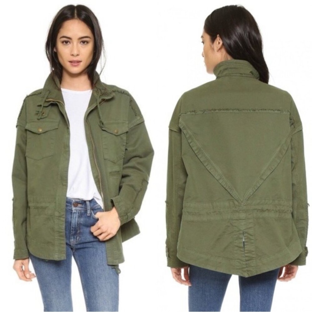 McGuire Denim Army Green Jacket Medium‎